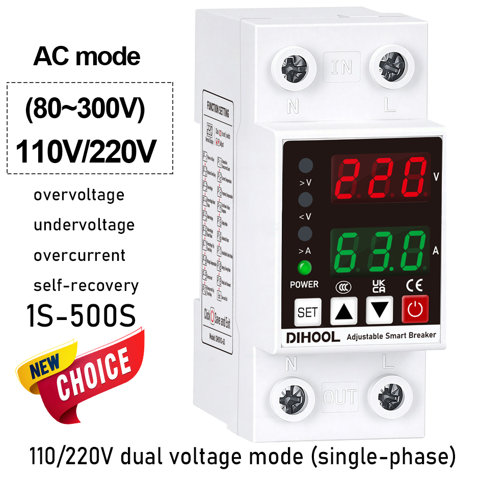 Ac Surge Protector - Protector de Voltaje y Corriente Ajustable