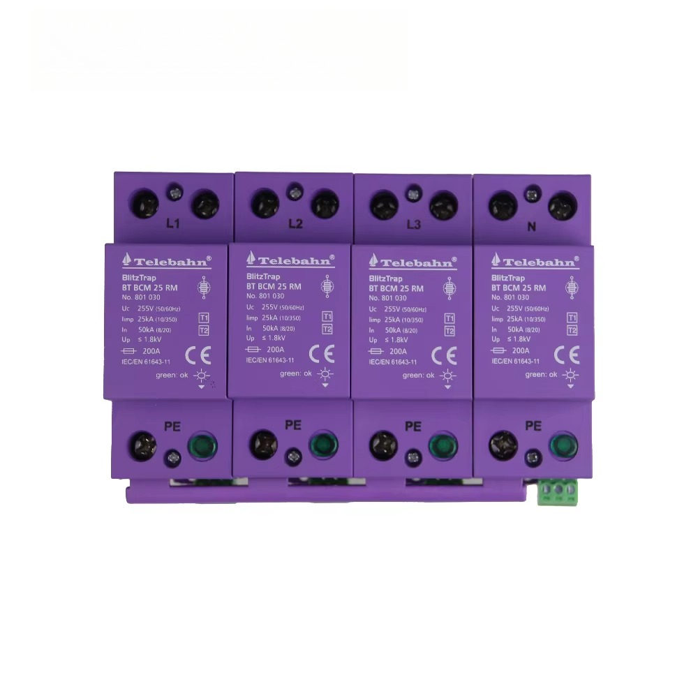 Ac Surge Protector - Protector de Sobretensiones Trifásico 4P 255V