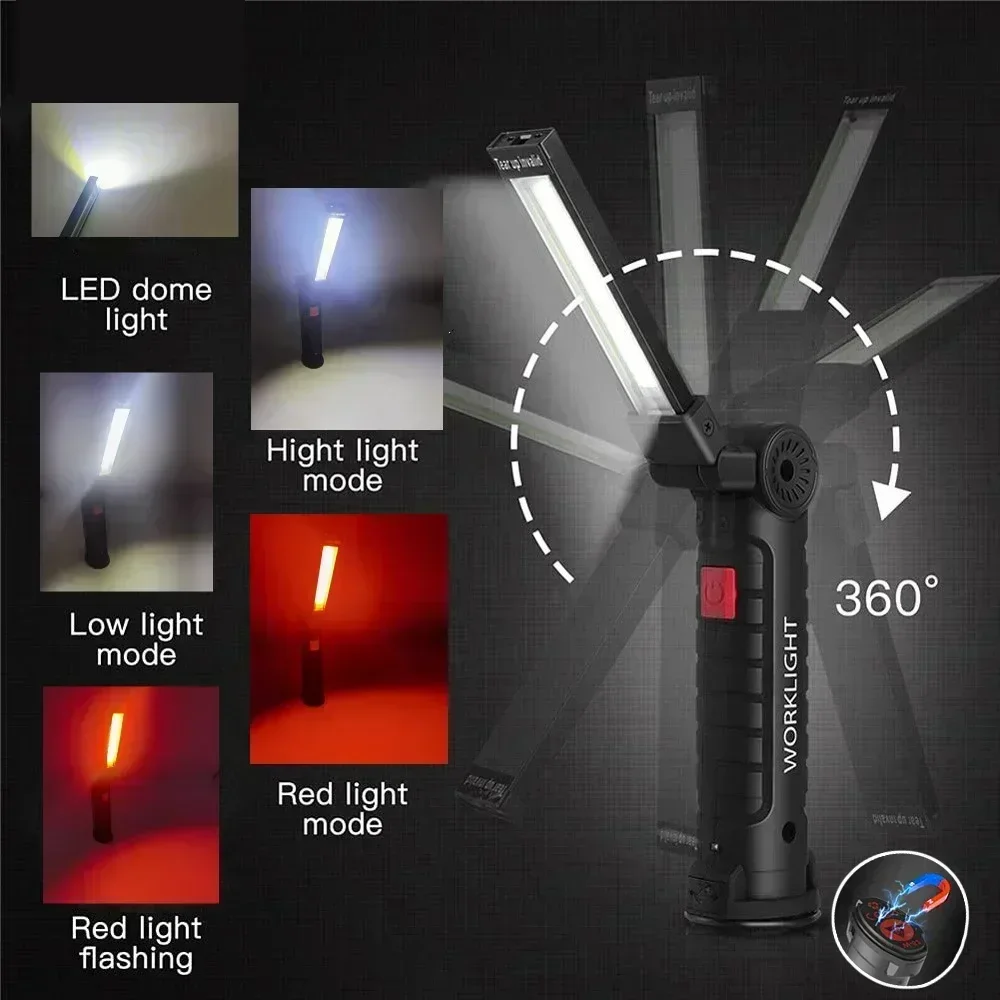 Luz de trabajo LED COB portáti - Renewable Energy Sources reseña y precio