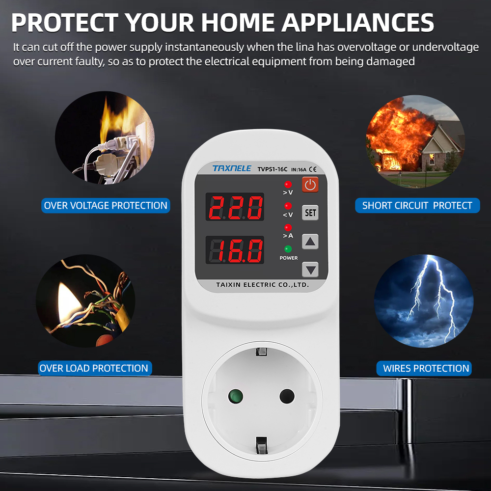 Protector de corriente de volt - Ac Surge Protector reseña y precio