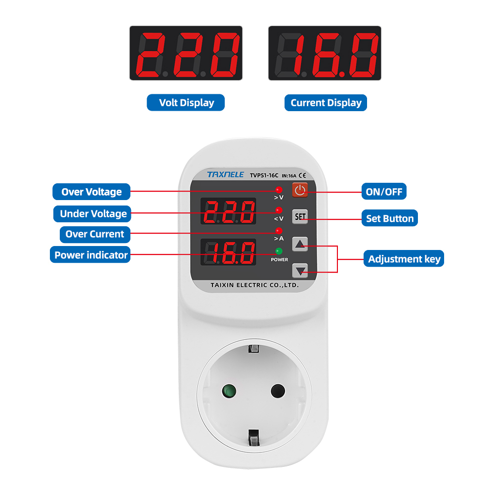 Protector de corriente de volt - Ac Surge Protector reseña y precio