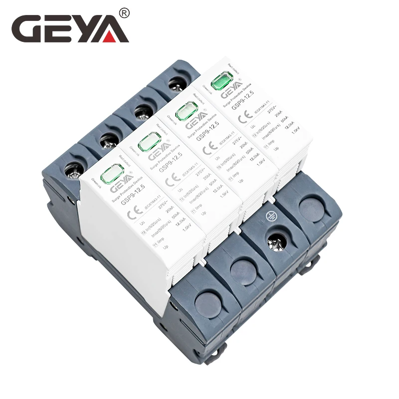 GEYA GSP9 12.5KA T1+T2 SPD 4P  - Ac Surge Protector reseña y precio