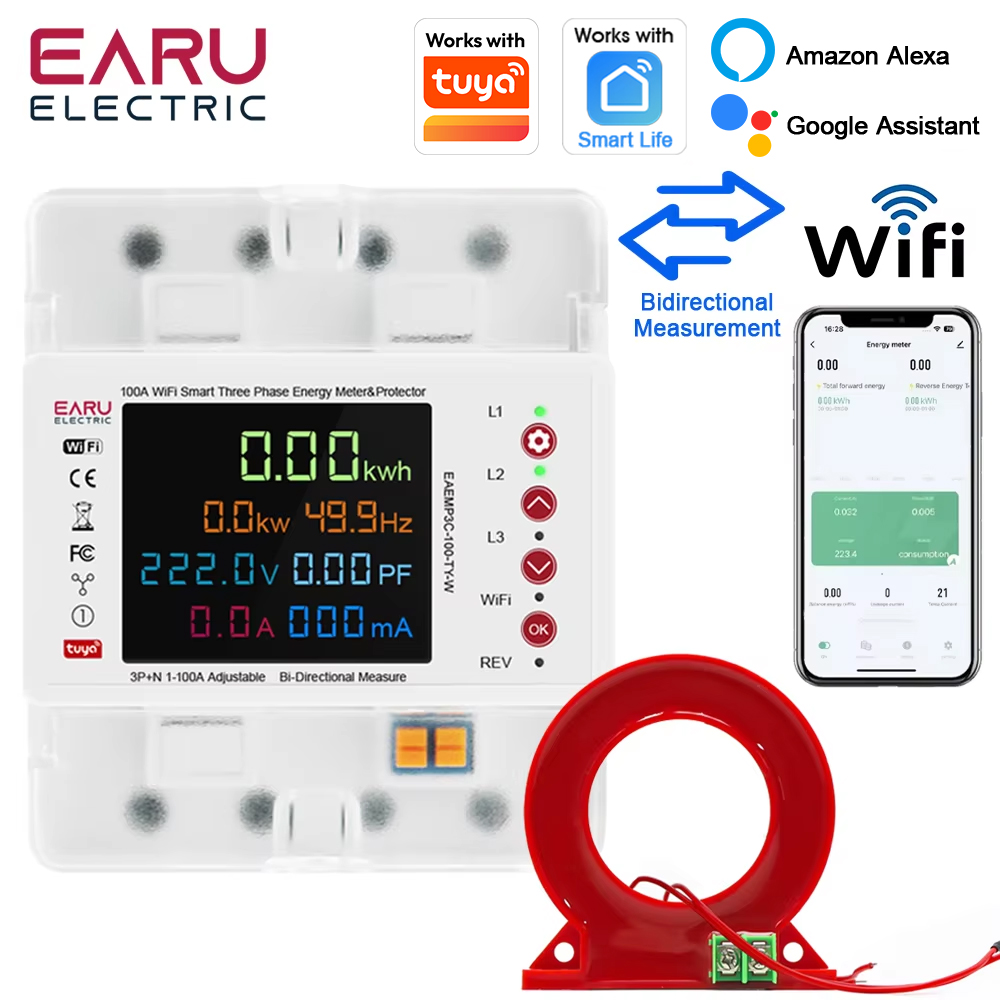 Medidor de Energía Trifásico I - Ac Surge Protector reseña y precio